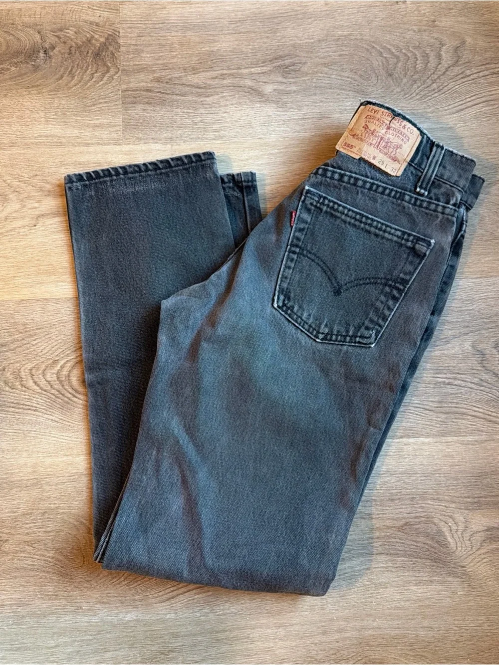 VTG 90s Made In USA Levi’s 555 Men’s Jeans Relaxed Fit Straight Leg 28x30 Faded